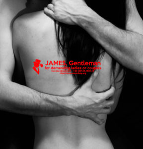 Kissing an escort boy gentleman for demanding ladies