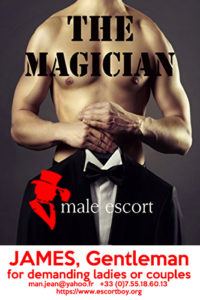 Male escort naked suit