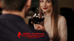 romantic dinner with a gentleman gigolo male escort boy