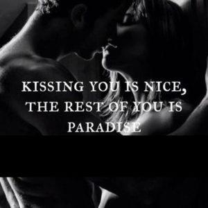 Un véritable baiser plein de passion