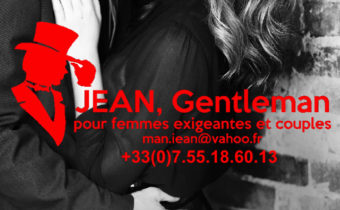 Escort boy embrassant une charmante lady