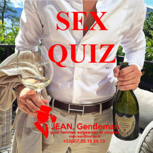 sex quiz with your male escort