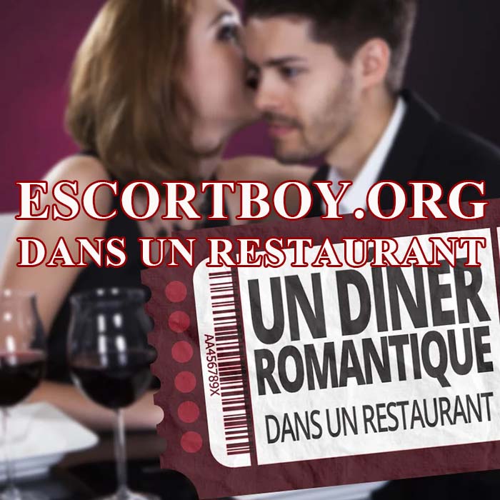 Aller diner avec un escort boy