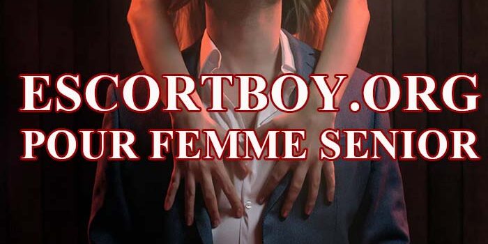 Escort boy avec femme senior