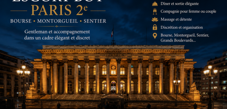 Escort Boy Paris 2e – Gentleman à la Bourse